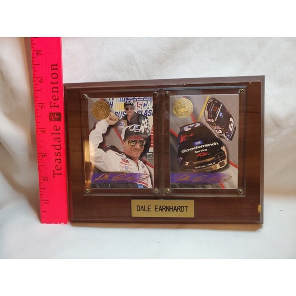 Dale Earnhardt 2 Race Card trading card plaque Premium 96 - 0196 - Picture 2 of 5